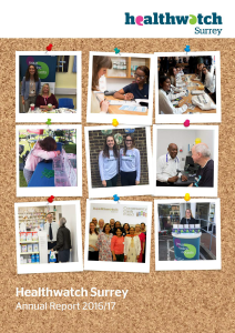 Annual Report Front Cover 2016/17