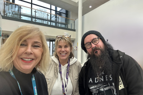 2 of our staff members and staff at Farnham Hospital
