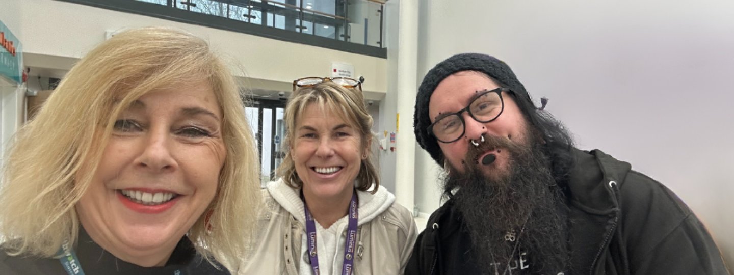 2 of our staff members and staff at Farnham Hospital