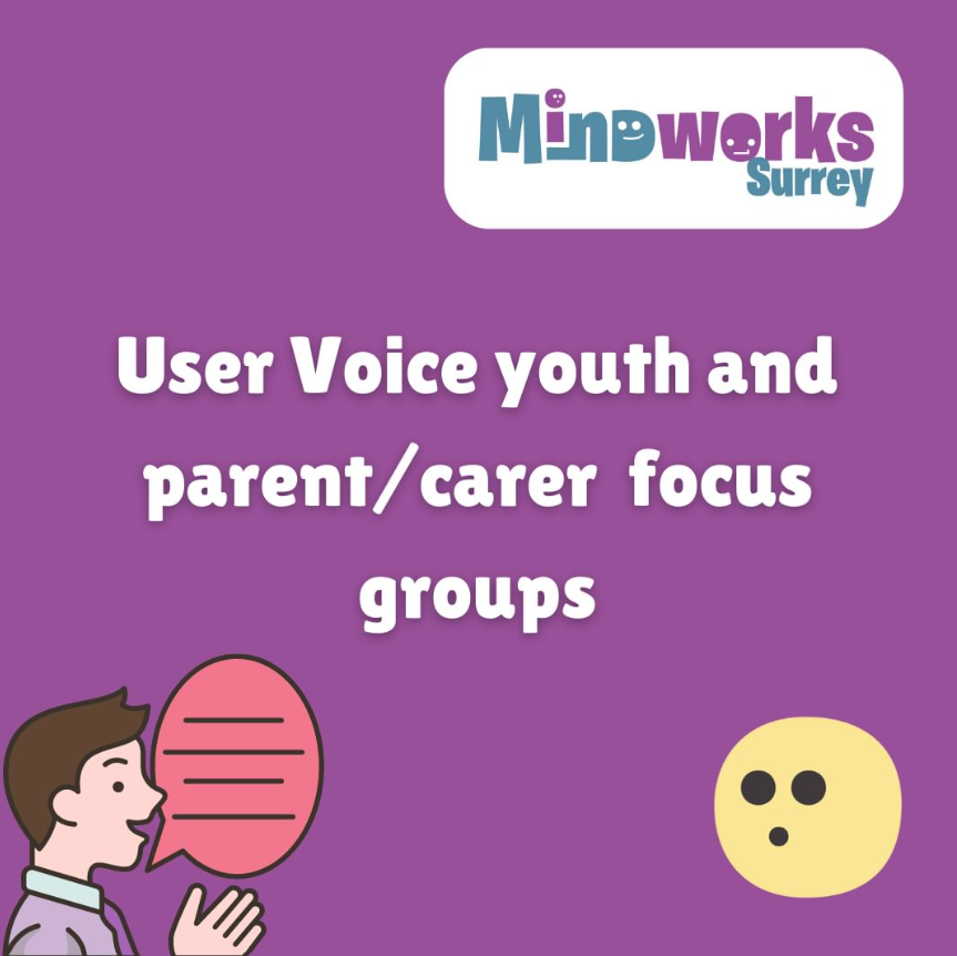 Mindworks Surrey - User Voice youth and parent/carer focus groups